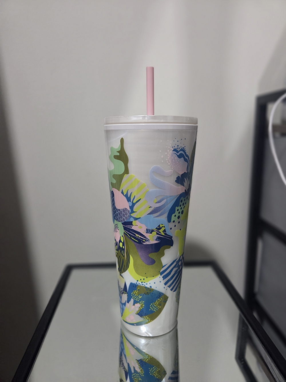 Starbucks Floral Pattern Tumbler